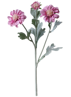 欧式植绒格桑花仿真花客厅摆件
