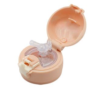 儿童保温杯盖子杯盖配件通用防漏塞硅胶吸管吸嘴水壶外盖一键弹跳