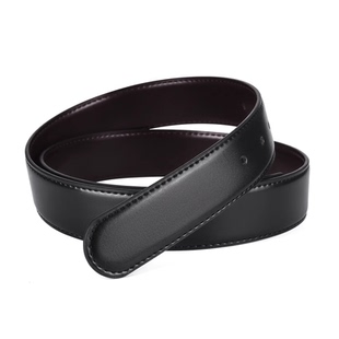 双面牛皮男士无头皮带自动扣腰带条不带头打孔皮带真皮裤腰带身