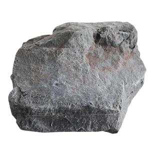 pu仿真石头灰色定制泡沫雕塑假山假石商场造景道具橱窗舞台植物