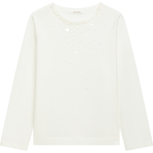 播broadcute童装短袖2024春季新款男女童休闲圆领t恤上衣KER1Y863