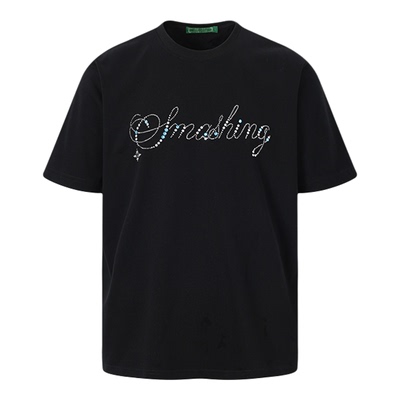 SMASHING烫钻亮片短袖