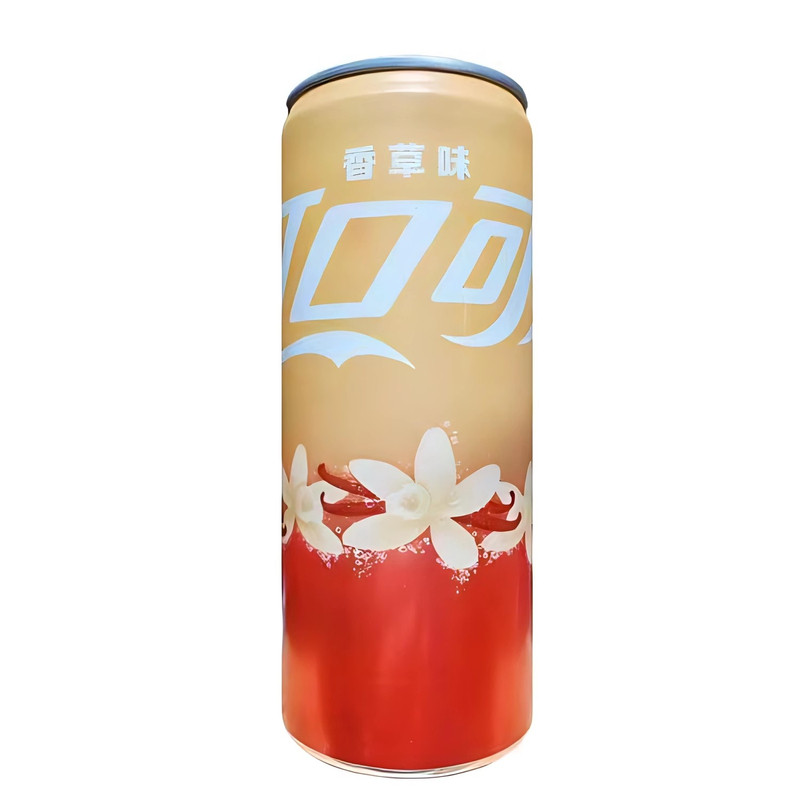 可口可乐香草味汽水330ml罐装