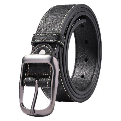 卡帝乐鳄鱼皮带年轻人男女2026新款针扣个性牛仔裤带休闲百搭腰带