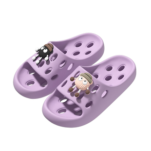 卡通儿童浴室拖鞋男女童2025新款室内居家洗澡漏水防滑亲子凉拖鞋