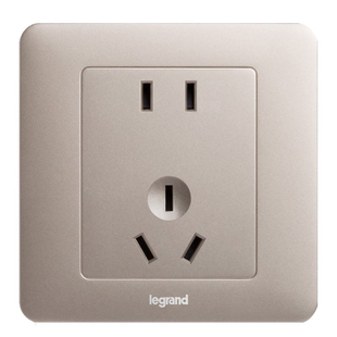 罗格朗开关插座一开五孔带USB逸典米兰金86型墙壁暗装16A空调插