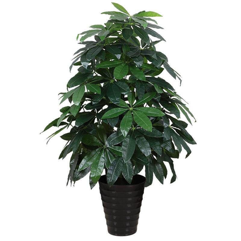 仿真绿植发财树大型落地盆栽