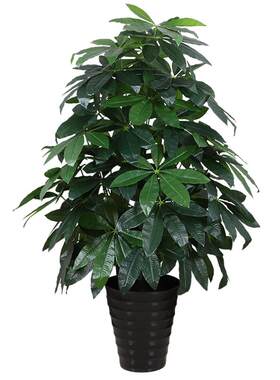 仿真绿植发财树大型落地盆栽