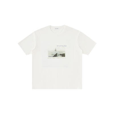 航行日记数码印花短袖T恤