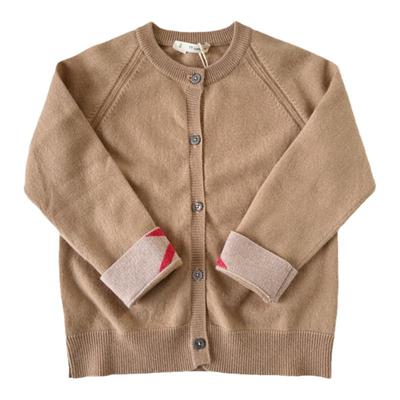 秋冬儿童开衫简约风英伦毛衣简约