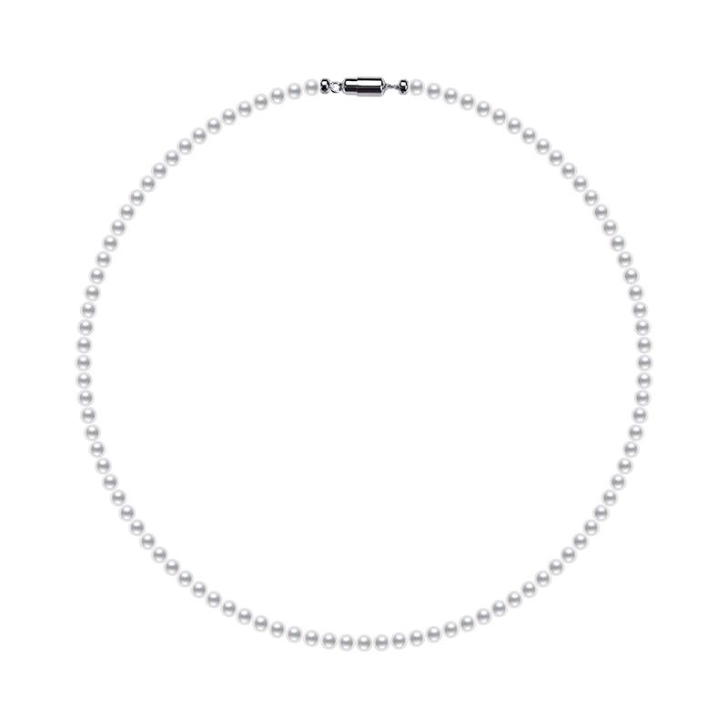 Luvor极强光小米珠项链正圆天然珍珠项链女媲美Akoya百搭锁骨链