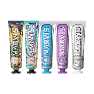 Marvis玛尔仕花园薄荷牙膏5支装清新净澈亮白护龈意大利原装进口