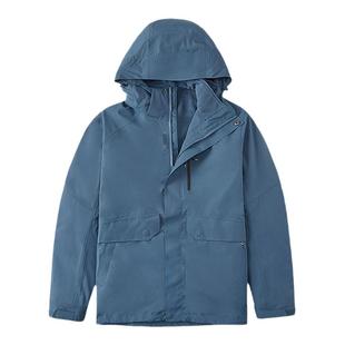 探路者冲锋衣男秋冬户外防风防水三合一可拆卸加绒保暖登山外套女