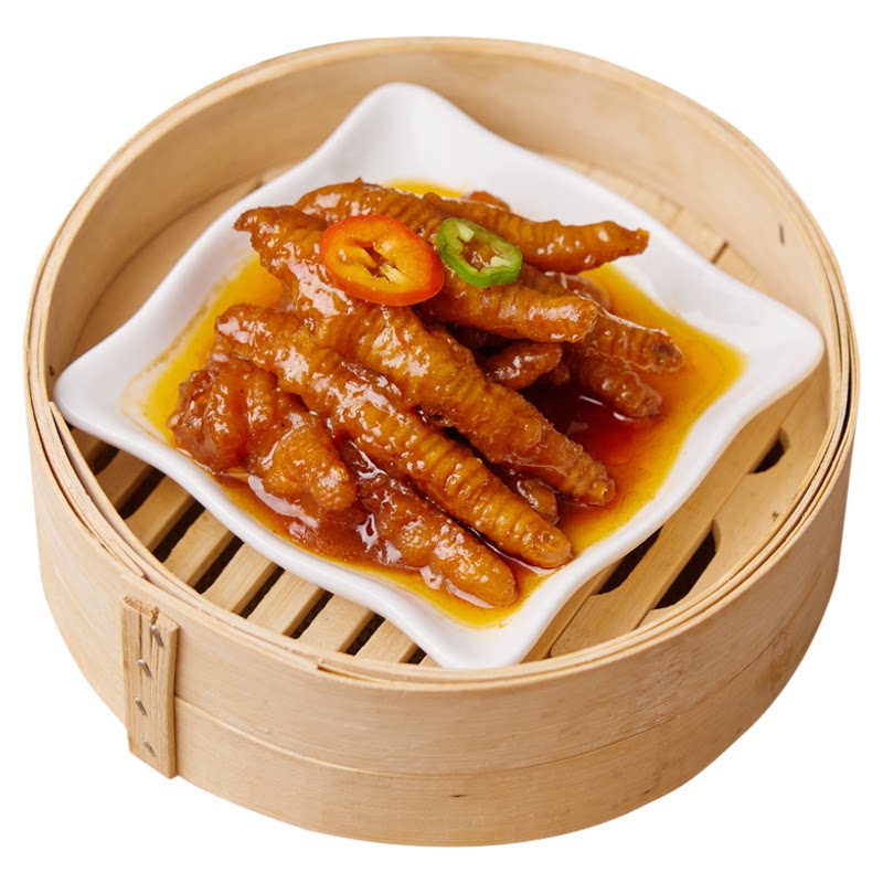 凤爪广式早茶点心半成品加热即食