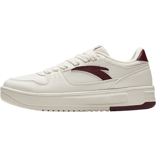 安踏轻盈丨低帮板鞋女冬季小白鞋休闲百搭经典款简约潮流运动鞋子