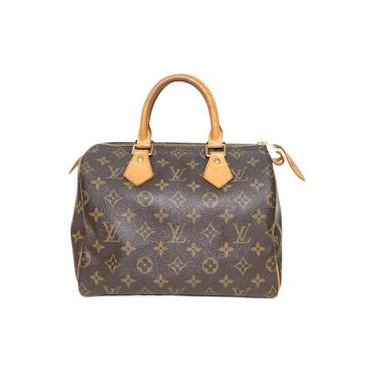 【自营】中古9新LV/路易威登手提包Speedy25无肩带老花PVC2002