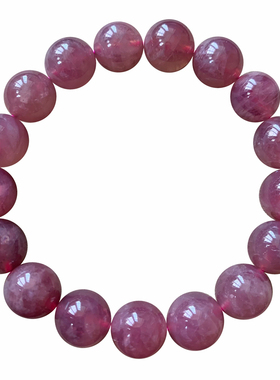 天然马粉单圈手链马达加斯水晶女