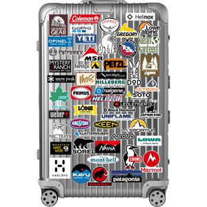 户外潮牌登山滑雪露营装备装饰贴画个性潮流吉他滑板机车防水贴纸