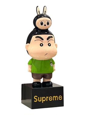 蜡笔小新拉布布落地摆件存钱罐