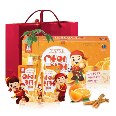 正官庄高丽参儿童天然果汁100ml*10