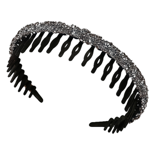 复古丝绒闪闪网红闪钻碎发发箍带齿防滑宽边洗脸头箍超仙气质发箍