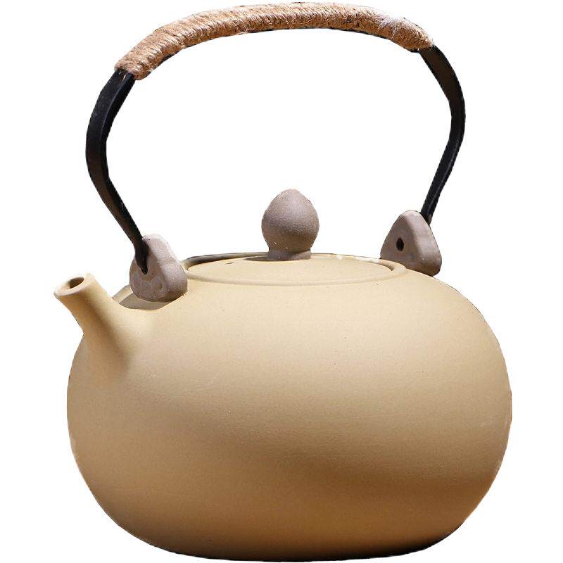 粗陶陶土茶壶复古功夫茶具