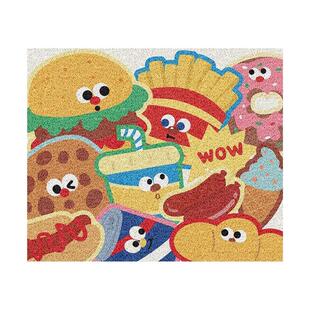 可裁剪家用进门地垫入户门丝圈脚垫子玄关垫蹭土除尘卡通垫可定制