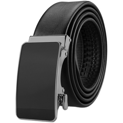 牛当家皮带真皮自动扣头层牛皮