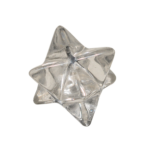 赤诚晶石天然白水晶梅尔卡巴吊坠粉紫茶水晶月光石六芒星梅塔特隆