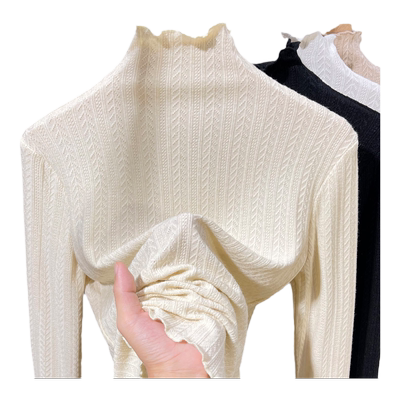 温娴通勤网纱蕾丝上衣