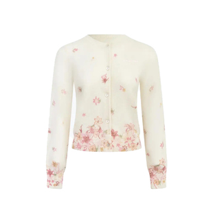 J1M5买手店 ANN ANDELMAN 26早春 渐变花印花毛织开衫 设计师品牌