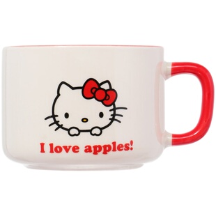 MINISO名创优品HelloKitty马克杯带碟陶瓷杯女生学生杯子可爱水杯