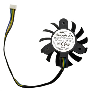 全新SNOWFAN YY5010L05B主板风扇一体机工控机CPU散热风扇 5V四线