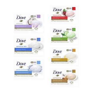 【自营】Dove/多芬香皂90g*4块洗脸肥皂椰奶进口身体椰子石榴温和