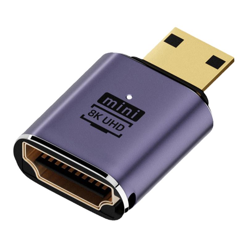 MiniHDMI公转接头高清支持UHD