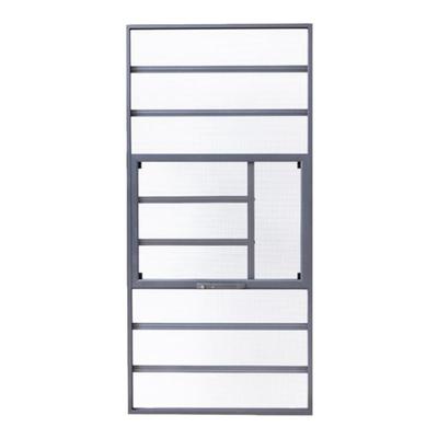 护栏纱窗一体铝合金高透网