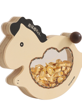 创意马上有钱桌面摆件小众高级感