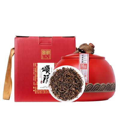 颂福景迈古树熟散茶500g礼盒装