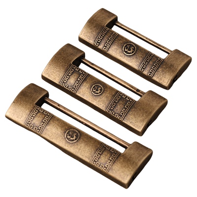 大禹铜器纯黄铜加厚复古插销锁