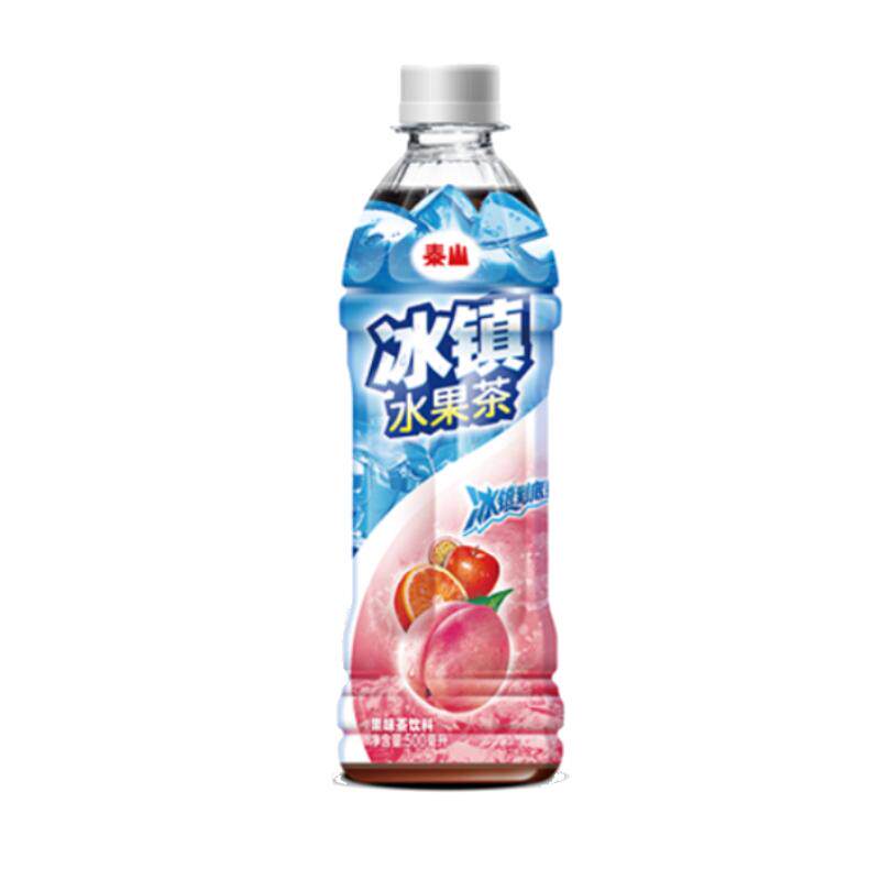 泰山冰镇水果茶瓶装饮品