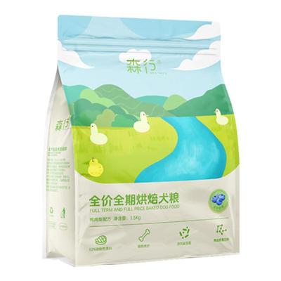 森行鸭肉低温烘焙狗粮1.5kg 成犬幼犬不油腻泰迪柯基通用型狗粮