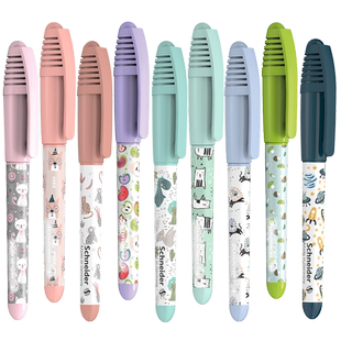 【自营】施耐德钢笔童趣儿童小学生三年级练字可替换墨囊可擦彩杆正姿进口铱金笔尖0.35mm