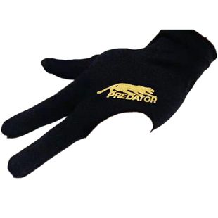 台球房手套定制台球三只手套漏指全指定制LOGO桌球手套防滑透气右