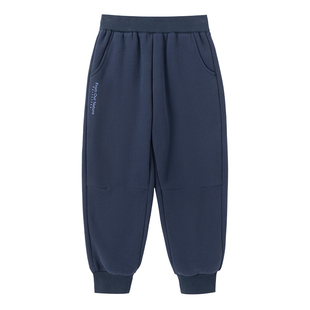 全棉时代儿童裤子男童棉裤女童加厚纯棉运动裤卫裤宝宝休闲裤冬季