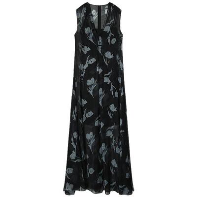 COCOBELLA清雅植物花卉连衣裙