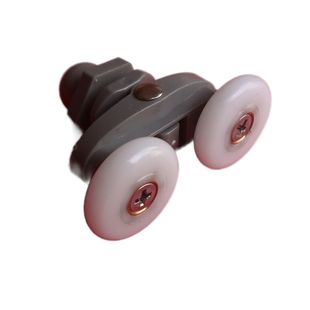 淋浴房滑轮 配件 圆弧型玻璃门滑轮 吊轮 老式滑轮 双轮 浴室滑轮