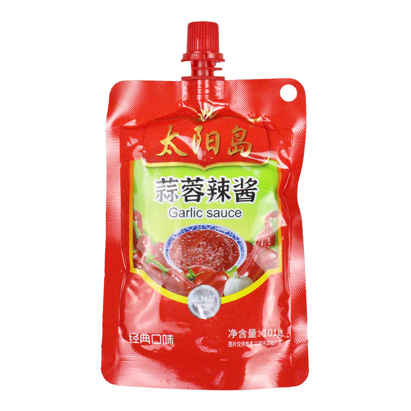 太阳岛蒜蓉辣酱101克/袋辣椒酱蒜