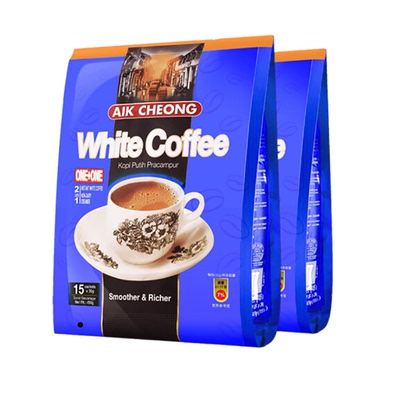 马来西亚益昌白咖啡二合一无蔗糖