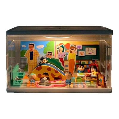 蜡笔小新双叶幼稚园微缩场景礼物