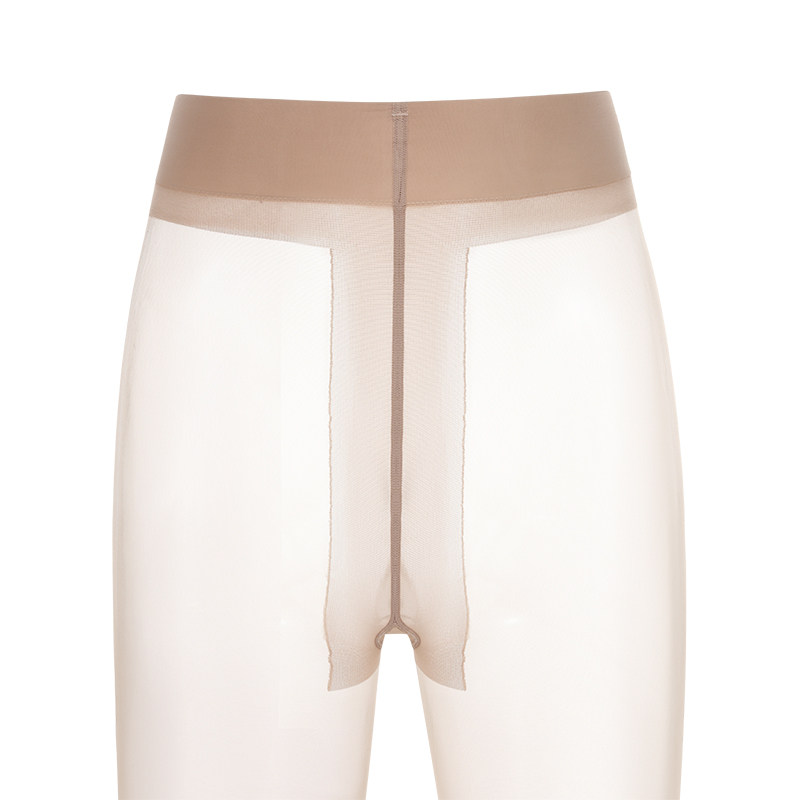 涞觅「丝滑0.01」高腰无缝丝袜女薄款夏季性感透明大码黑丝连裤袜